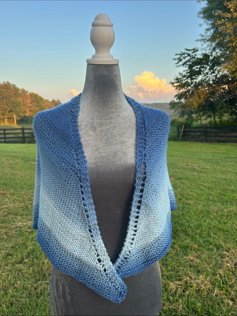 Handmade shawl/wrap/cape